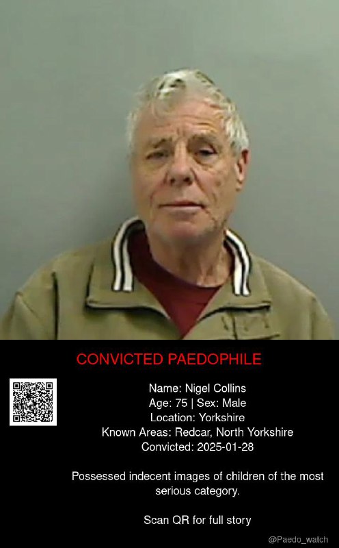 Nigel Collins 75 from #Yorkshire - 28/01/25