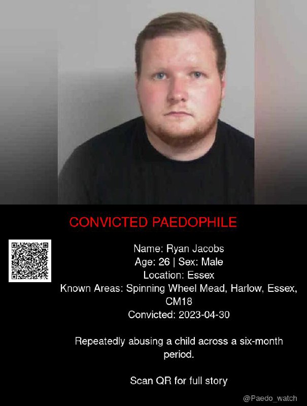 Ryan Jacobs 26 from #Essex - 30/04/23