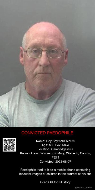Roy Seymour-Morris 63 from #Cambridgeshire - 07/08/23