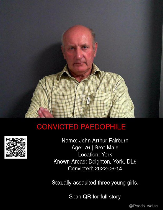 John Arthur Fairburn 76 from #York - 14/06/22