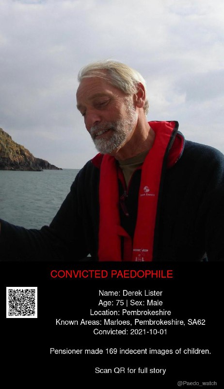 Derek Lister 75 from #Pembrokeshire - 01/10/21
