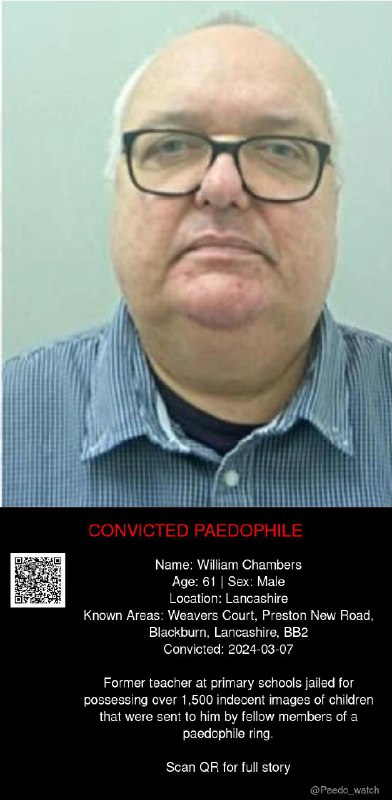 William Chambers 61 from #Lancashire - 07/03/24