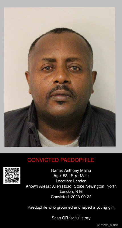 Anthony Maina 53 from #London - 22/09/23