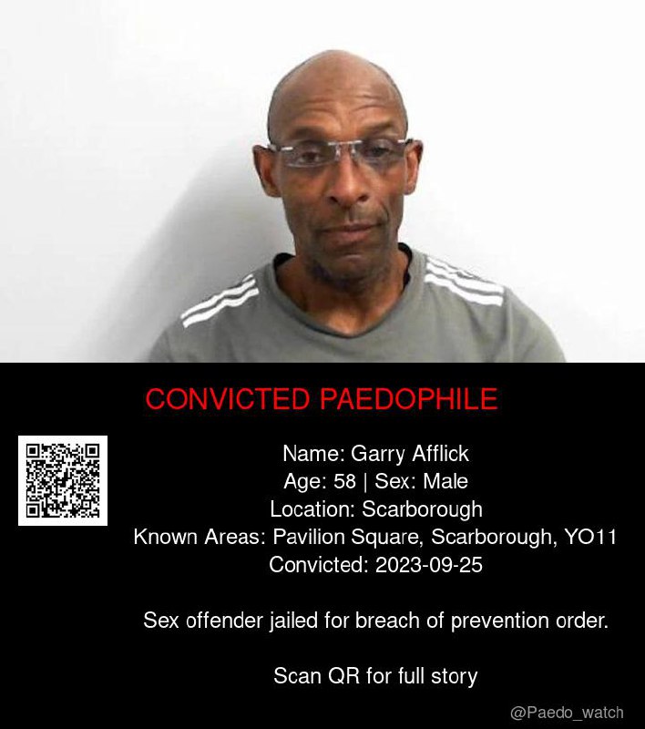 Garry Afflick 58 from #Scarborough - 25/09/23