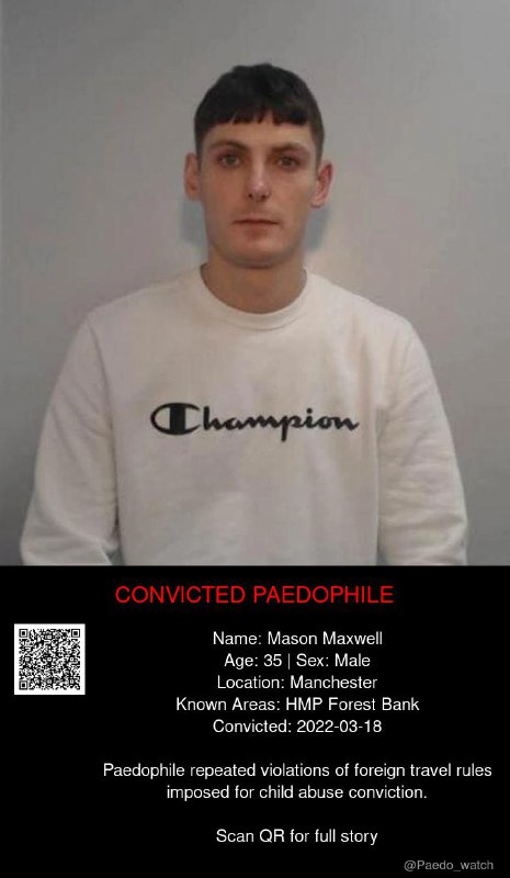 Mason Maxwell 35 from #Manchester - 18/03/22