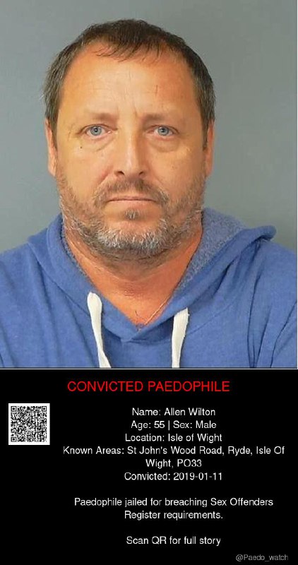 Allen Wilton 55 from #Isle of Wight - 11/01/19