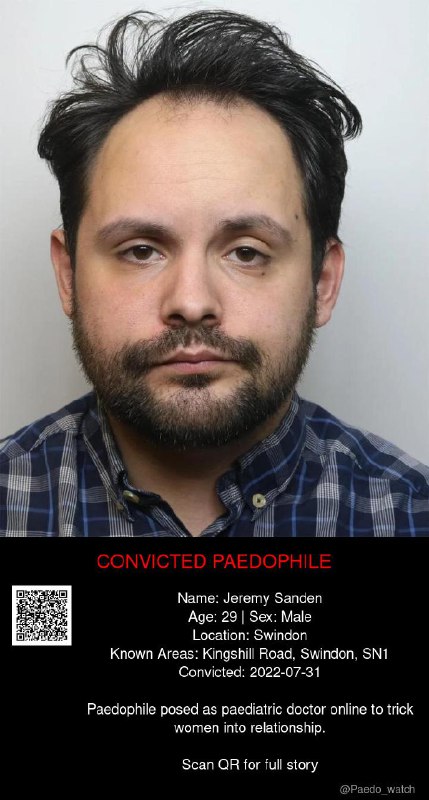 Jeremy Sanden 29 from #Swindon - 31/07/22