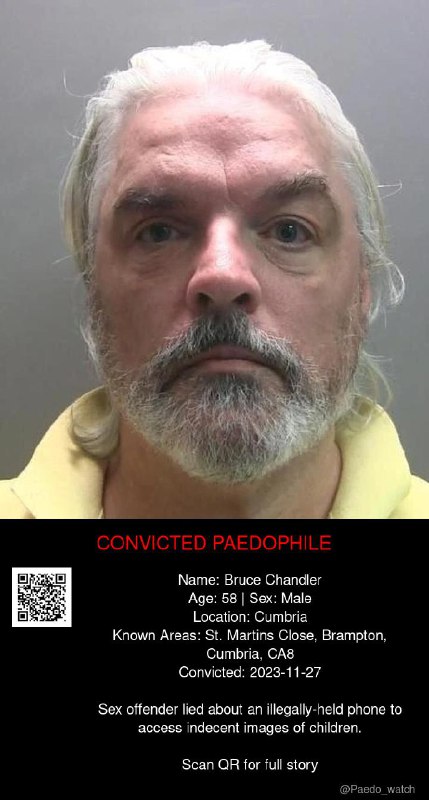 Bruce Chandler 58 from #Cumbria - 27/11/23