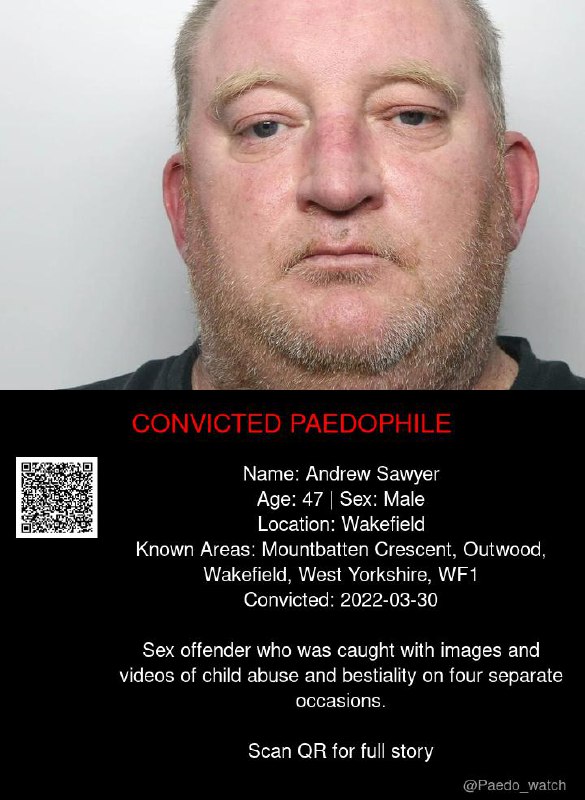 Andrew Sawyer 47 from #Wakefield - 30/03/22