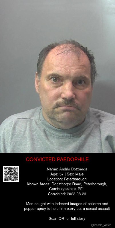 Andris Dozbergs 57 from #Peterborough - 29/08/23