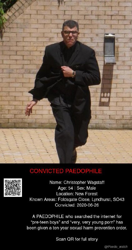 Christopher Wagstaff 54 from #New Forest - 26/06/20