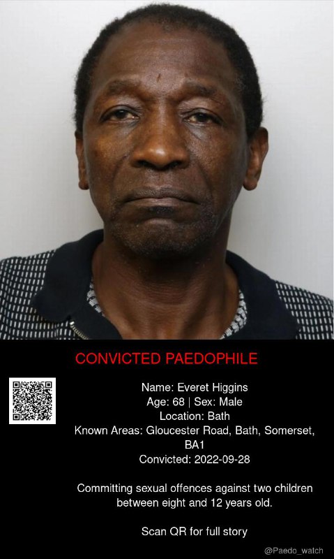 Everet Higgins 68 from #Bath - 28/09/22