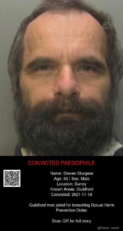 Steven Sturgess 55 from #Surrey - 18/11/21