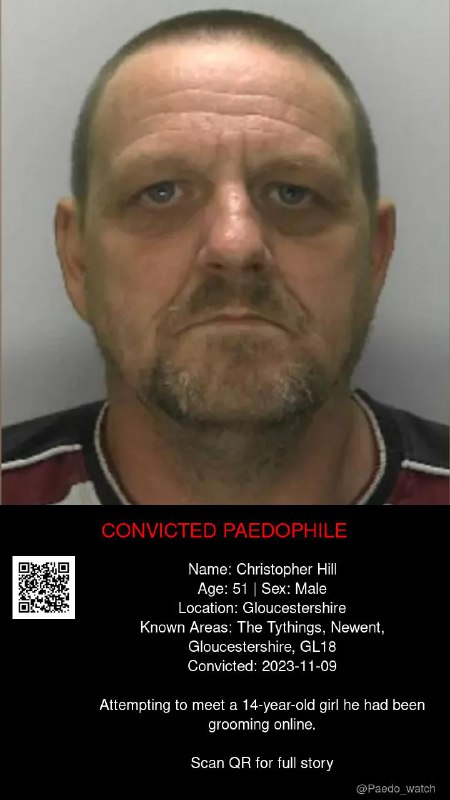 Christopher Hill 51 from #Gloucestershire - 09/11/23