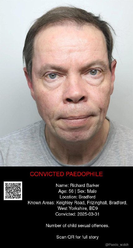 Richard Barker 56 from #Bradford - 31/03/25
