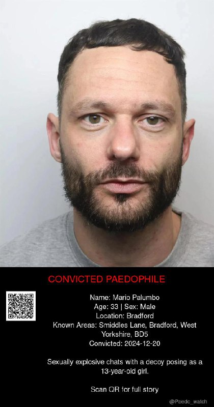 Mario Palumbo 33 from #Bradford - 20/12/24