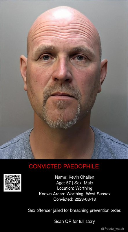 Kevin Challen 57 from #Worthing - 18/03/23