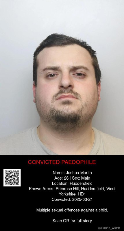 Joshua Martin 26 from #Huddersfield - 21/03/25