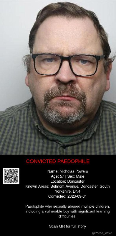 Nicholas Powers 57 from #Doncaster - 01/09/23