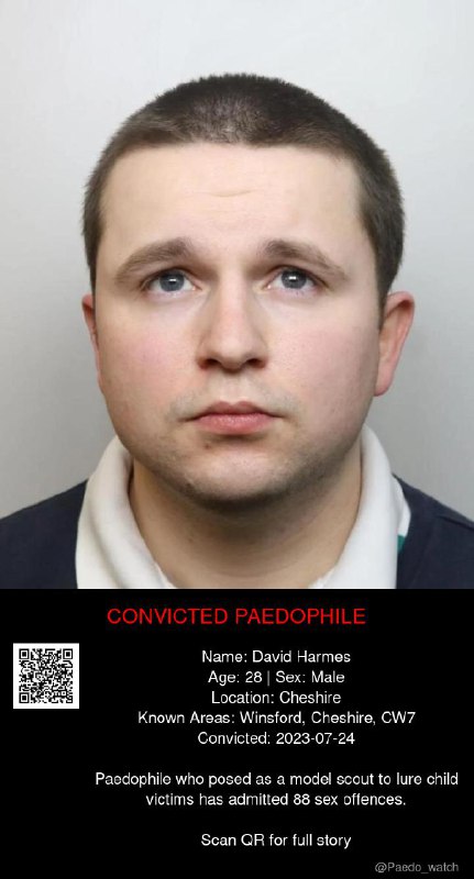 David Harmes 28 from #Cheshire - 24/07/23