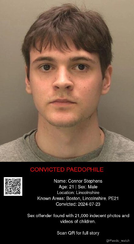 Connor Stephens 21 from #Lincolnshire - 23/07/24