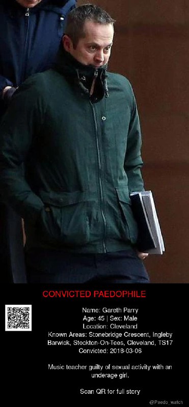 Gareth Parry 45 from #Cleveland - 06/03/18