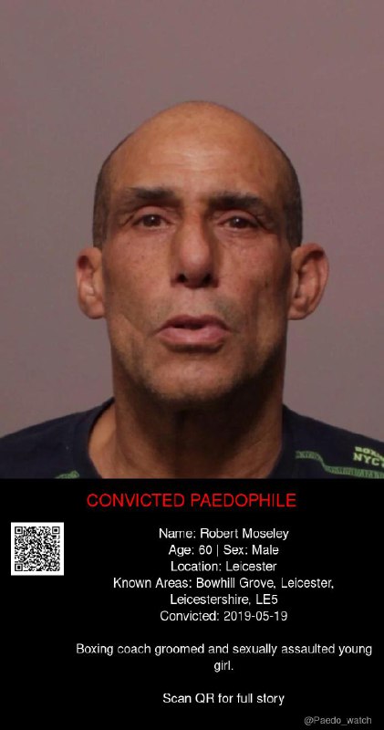 Robert Moseley 60 from #Leicester - 19/05/19
