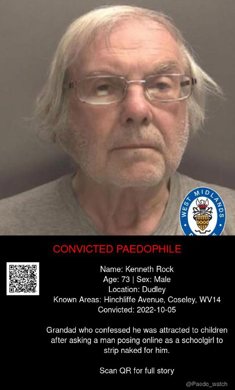 Kenneth Rock 73 from #Dudley - 05/10/22
