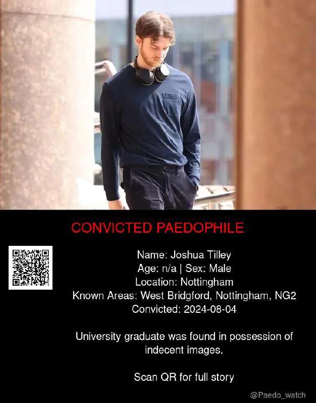 Joshua Tilley n/a from #Nottingham - 04/08/24