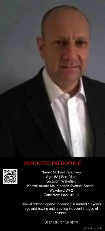 Michael Parkinson 62 from #Wakefield - 18/02/22