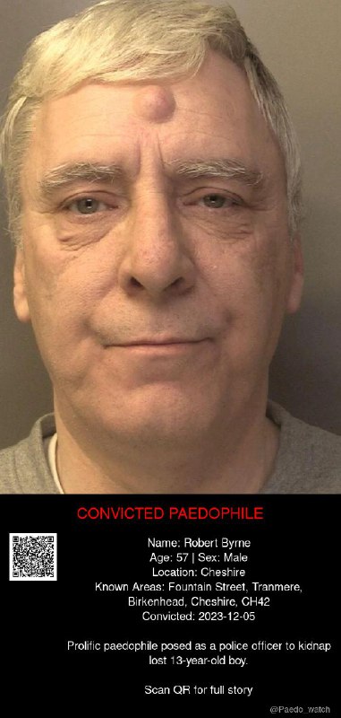 Robert Byrne 57 from #Cheshire - 05/12/23