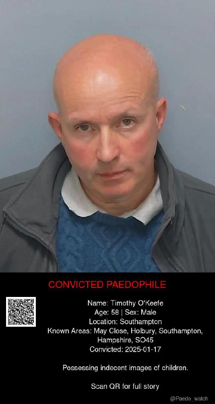 Timothy O'Keefe 58 from #Southampton - 17/01/25