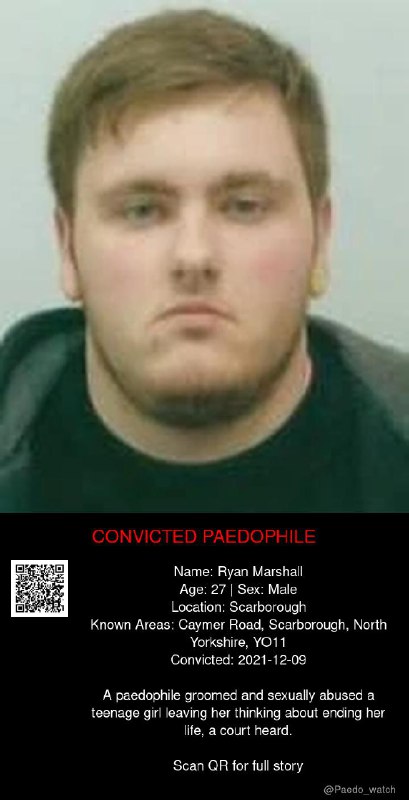 Ryan Marshall 27 from #Scarborough - 09/12/21