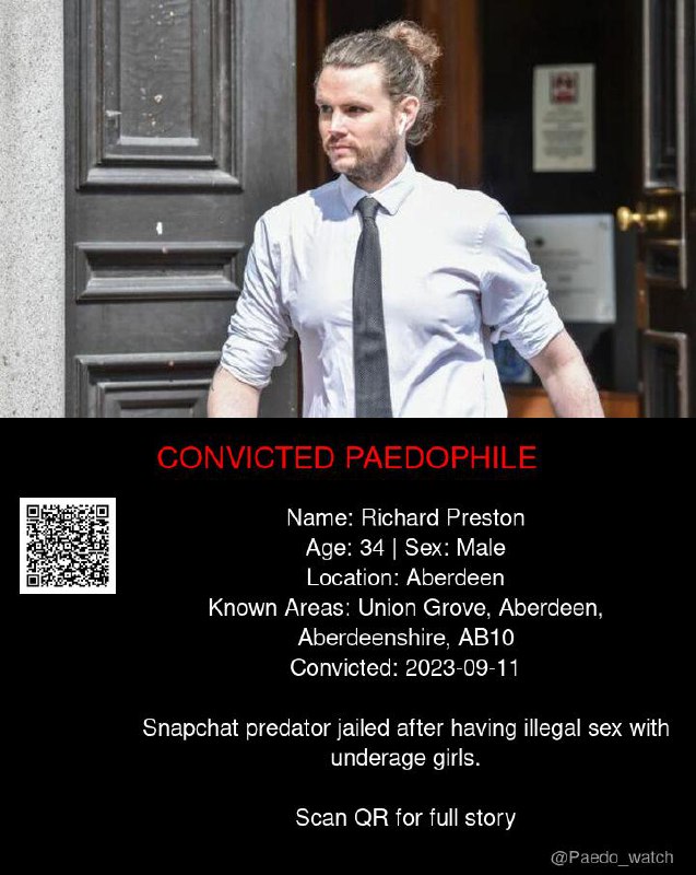 Richard Preston 34 from #Aberdeen - 11/09/23