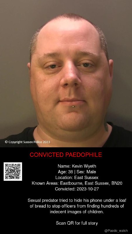 Kevin Wyeth 38 from #East Sussex - 27/10/23