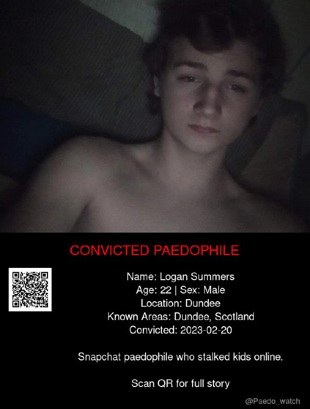 Logan Summers 22 from #Dundee - 20/02/23