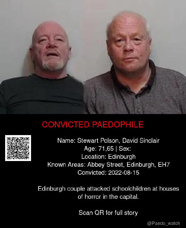 Stewart Polson, David Sinclair 71,65 from #Edinburgh - 15/08/22