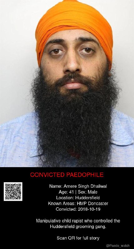 Amere Singh Dhaliwal 41 from #Huddersfield - 19/10/18