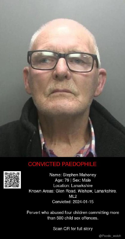 Stephen Mahoney 79 from #Lanarkshire - 15/01/24