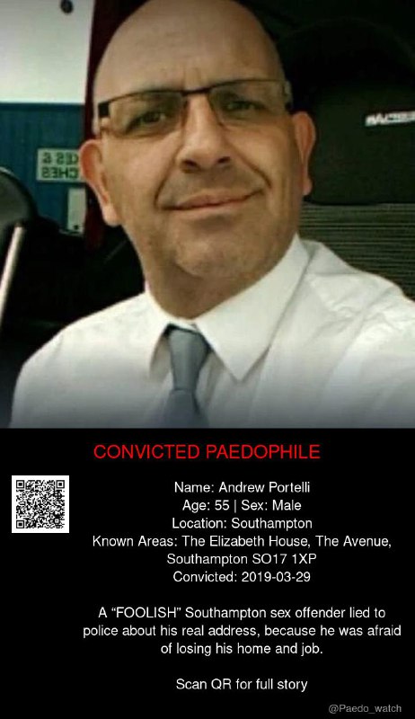 Andrew Portelli 55 from #Southampton - 29/03/19