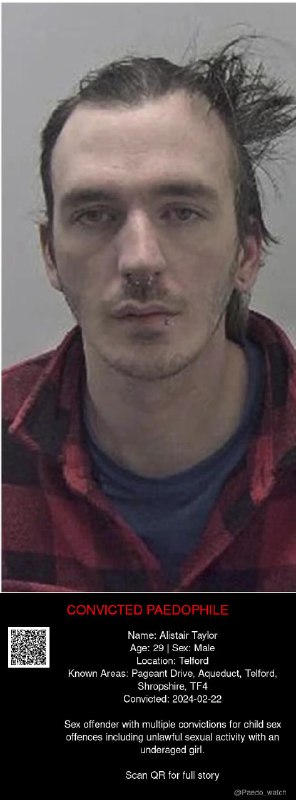 Alistair Taylor 29 from #Telford - 22/02/24