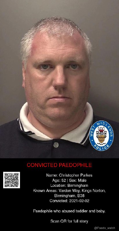 Christopher Parkes 52 from #Birmingham - 02/02/21