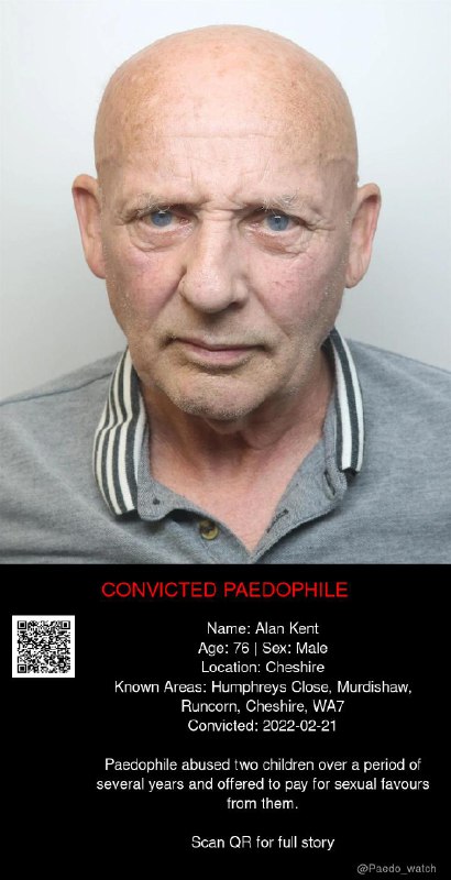Alan Kent 76 from #Cheshire - 21/02/22