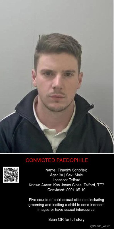 Timothy Schofield 30 from #Telford - 19/05/21