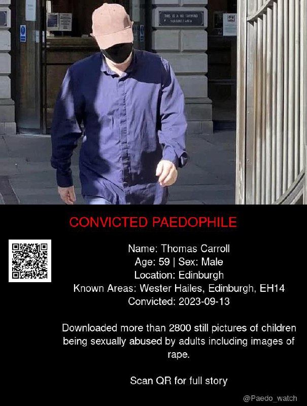 Thomas Carroll 59 from #Edinburgh - 13/09/23