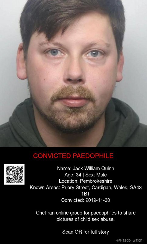 Jack William Quinn 34 from #Pembrokeshire - 30/11/19