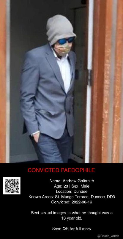 Andrew Galbraith 28 from #Dundee - 19/08/22