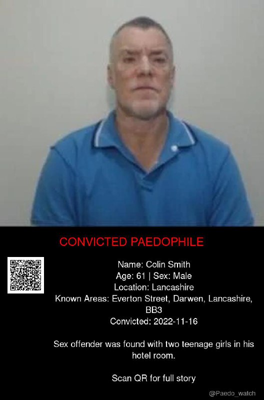 Colin Smith 61 from #Lancashire - 16/11/22