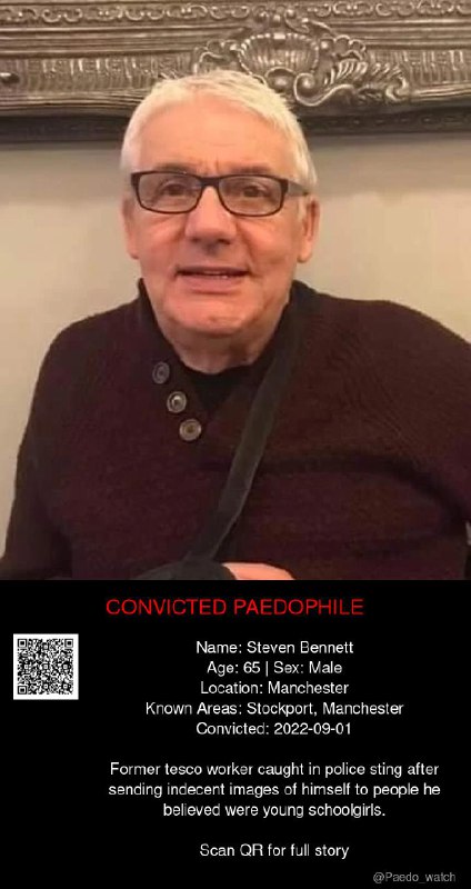 Steven Bennett 65 from #Manchester - 01/09/22