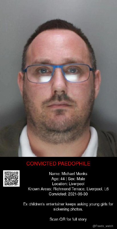 Michael Monks 44 from #Liverpool - 30/06/21